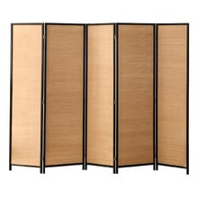 5 Panel Kayaku Pine Wood Room Divider